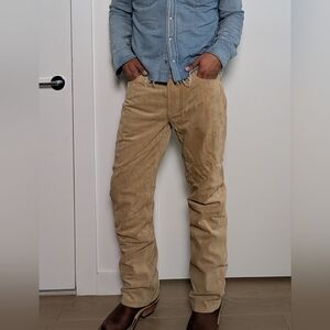 Banana Republic Suede Straight-Leg Jeans